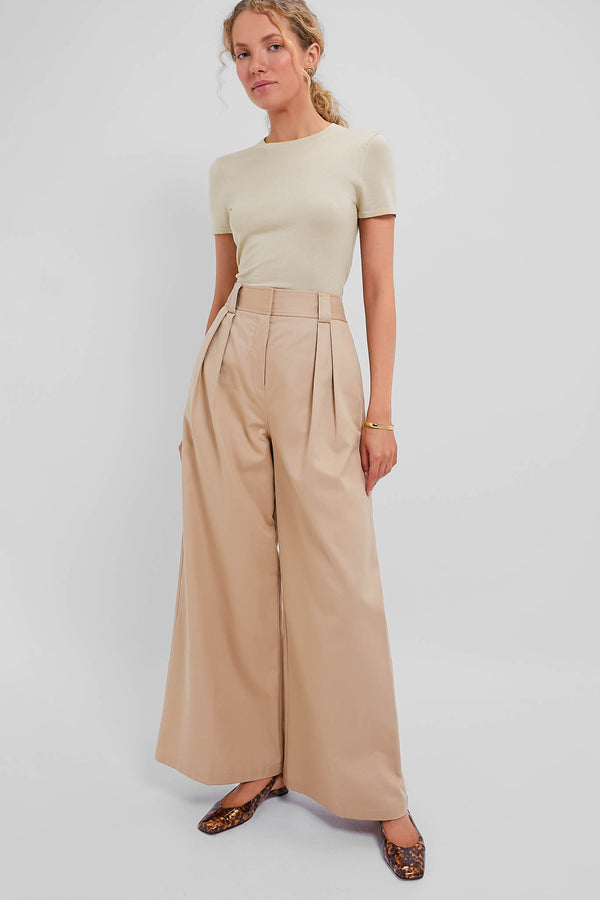 Sandstone Cashmere Silk Blend Katie Tee