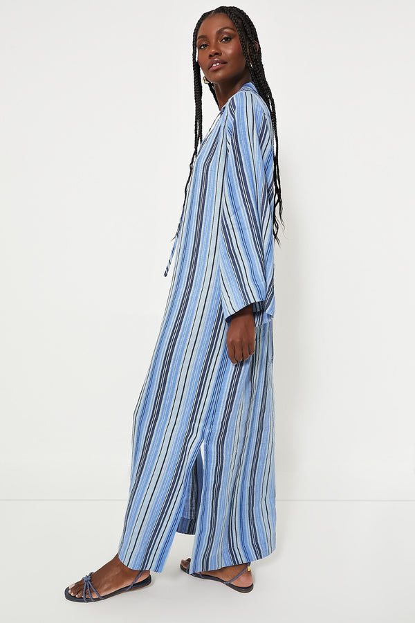 Sea Striped Tunic Caftan
