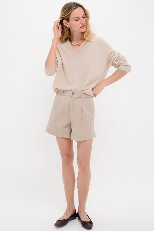Khaki Wells Chino Shorts