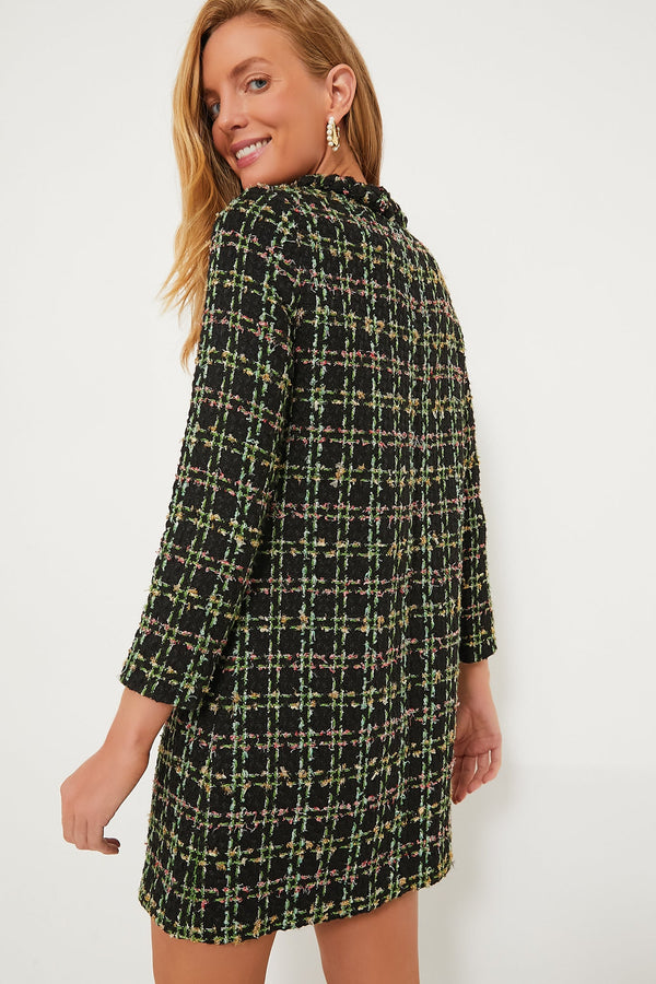 Holly Tinsel Tweed Long Sleeve Jackie Dress