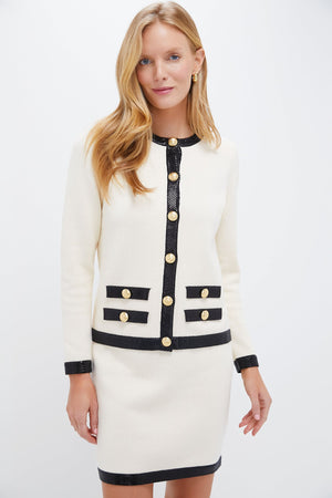 Cream Knit Kennan Skirt
