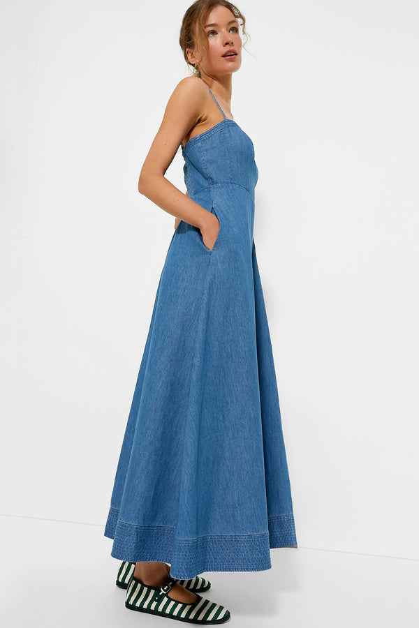 Chambray Rhea Maxi Dress