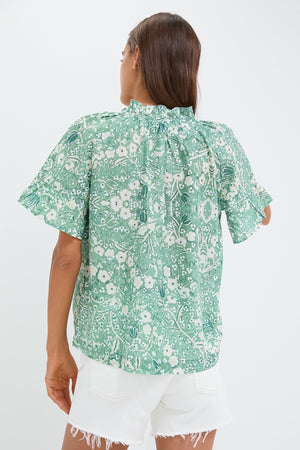 Misty Jade Blossom Cassis Top