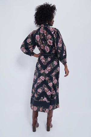 Juliet Print Gillian Midi Dress