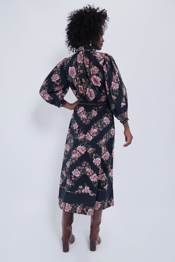 Juliet Print Gillian Midi Dress