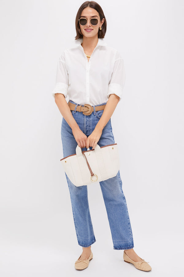 White Wexler Cotton Button Down