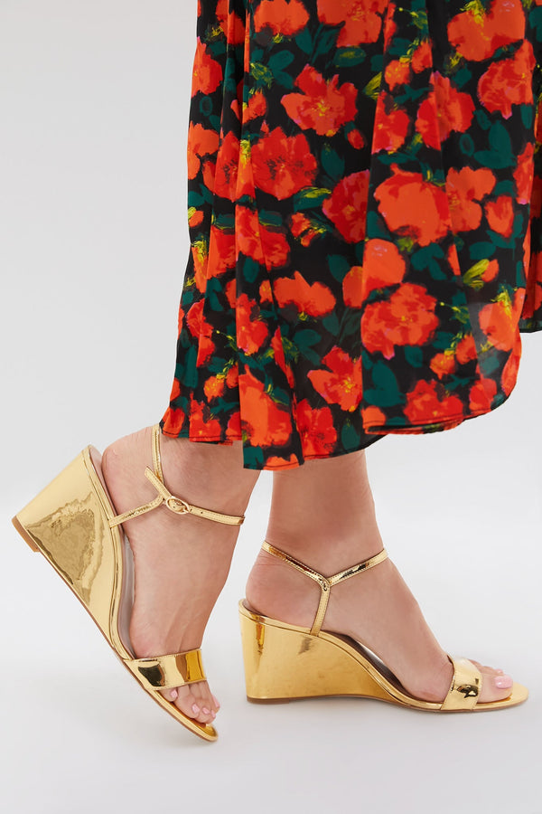 Gold Delphine Wedges
