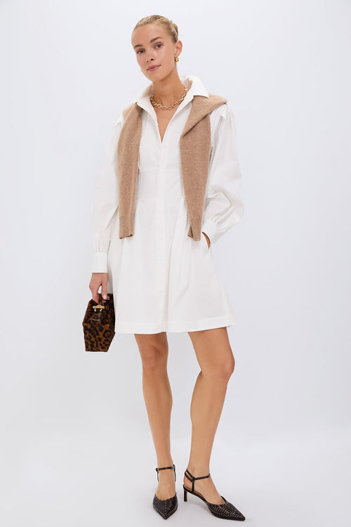 White Genevieve Mini Dress