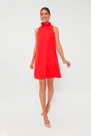 Poppy Red Blythe Dress