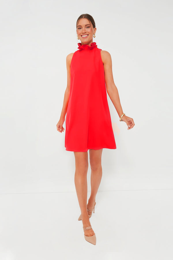 Poppy Red Blythe Dress