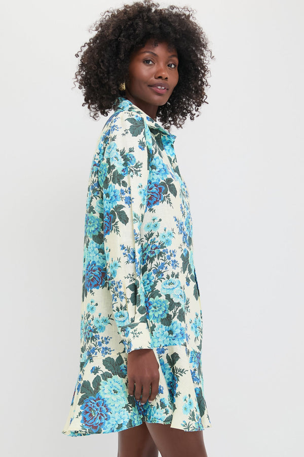 Wild Zinnia Linen Callahan Shirt Dress