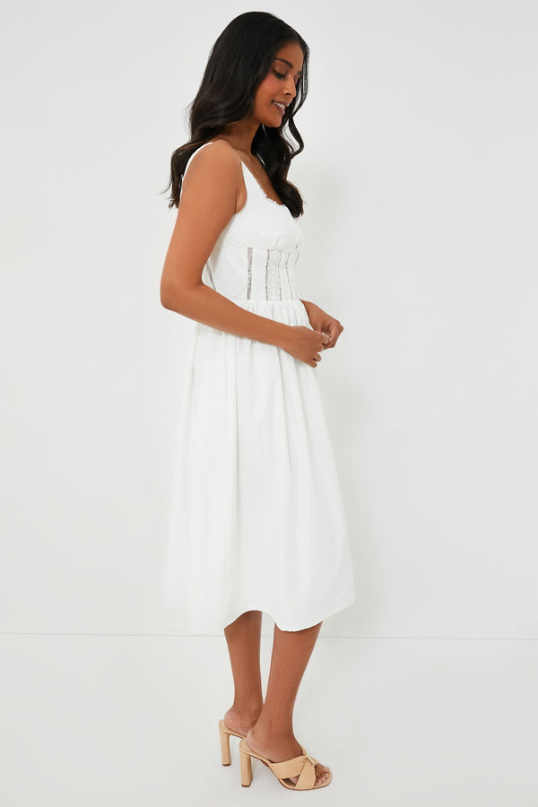 White Giada Midi Dress