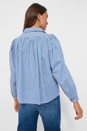 Blue Stripe Palmer Button Down