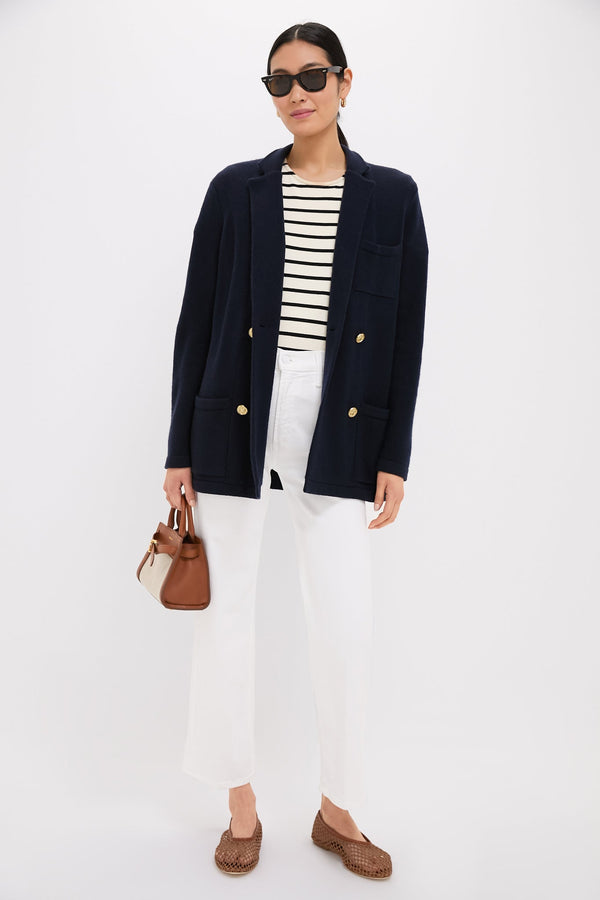 Navy Cashmere Benji Blazer