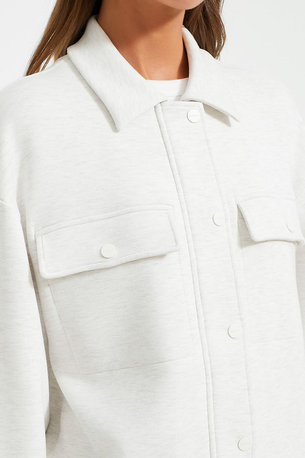 Ivory Marl Elizabeth Jacket