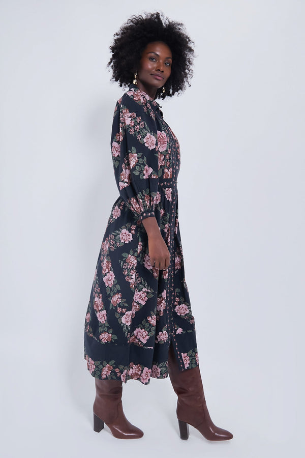 Juliet Print Gillian Midi Dress