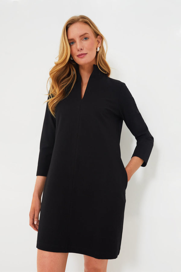 Black Ponte Clifton Dress