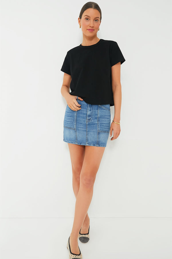 Black Parker Classic Fit Tee