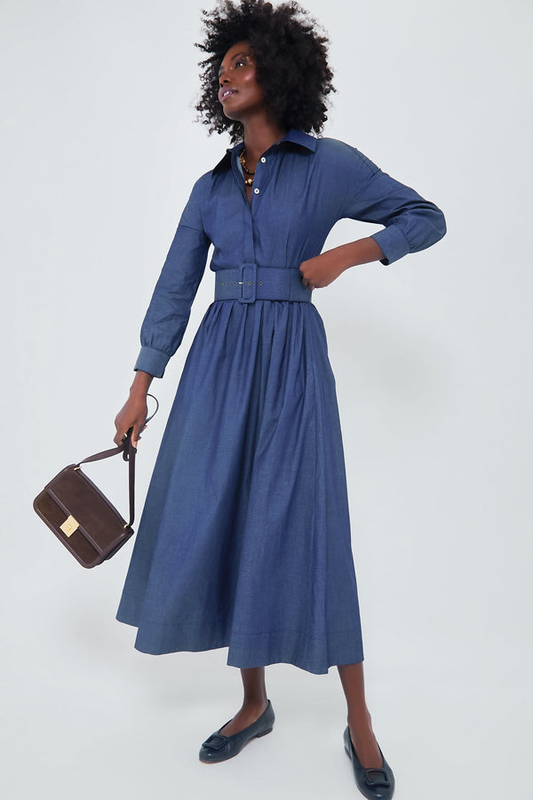 Chambray Comporta Dress