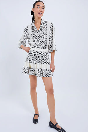 Cream Geo Erica Skort