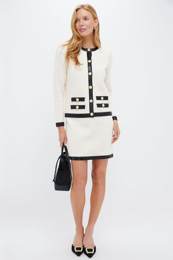 Cream Knit Kennan Skirt