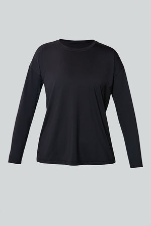 Black Long Sleeve Ryan Boyfriend Tee