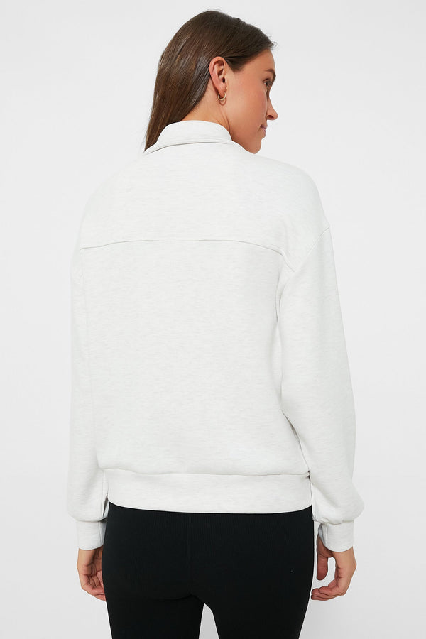 Ivory Marl Elizabeth Jacket