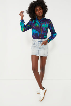 Light Blue Denim Vesna Skirt