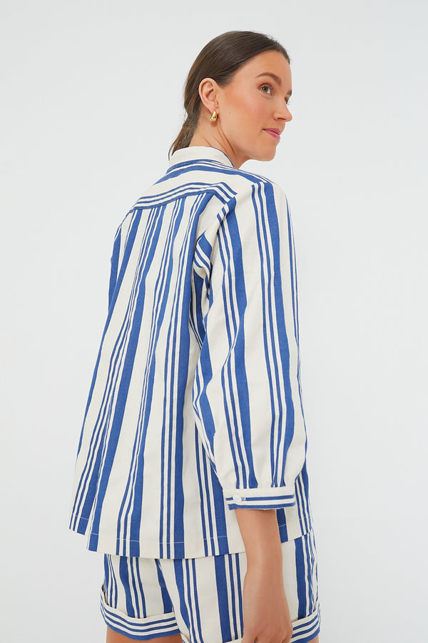 French Blue Stripe Alix Top