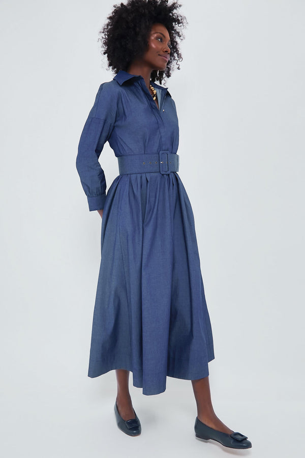 Chambray Comporta Dress