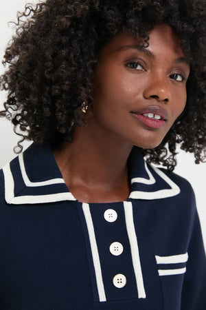 Navy Eleonora Dress