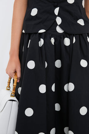 Polka Dot Print Zoe Skirt