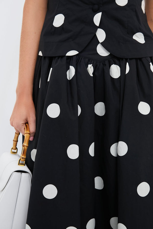 Polka Dot Print Zoe Skirt